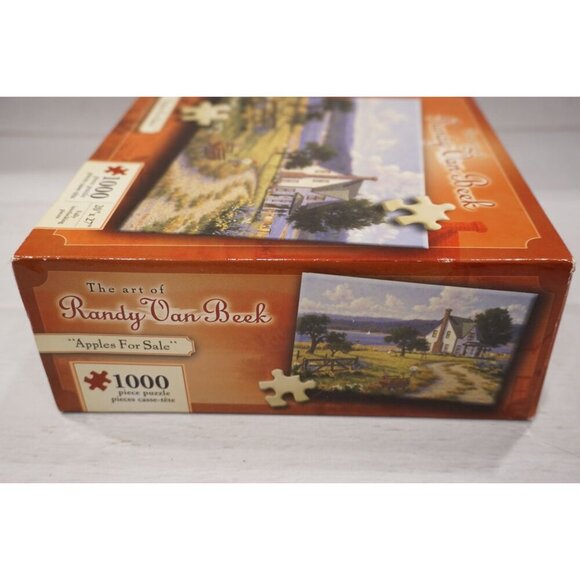 The Art of Randy Van Beek "Apples For Sale" Jigsaw Puzzle 1000 Pieces - Picture 5 of 8